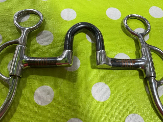 Bit Shank Correction Sweet iron Copper Inlay 2" Swivel Port 5 "