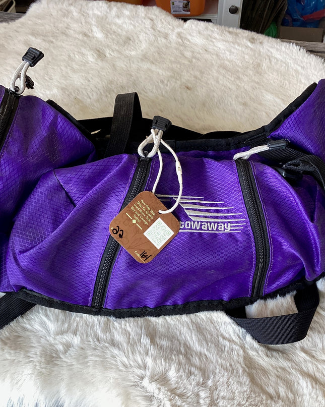 Saddle Bags Deluxe Stowaway Purple