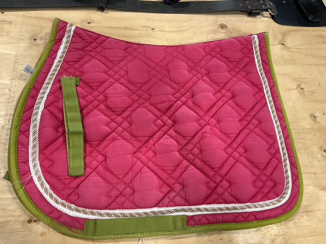 English Saddle Pad Pink Full Shedrow