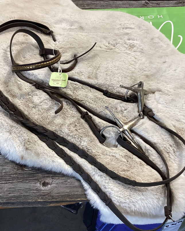 English Bridle, Bit Reins Brown