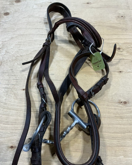 English Bridle Twisted Snaffle Bit 5"