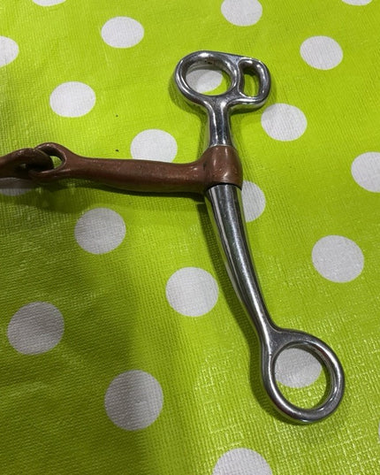 Bit Tom Thumb Snaffle Copper Mouthpiece 5 1/4"