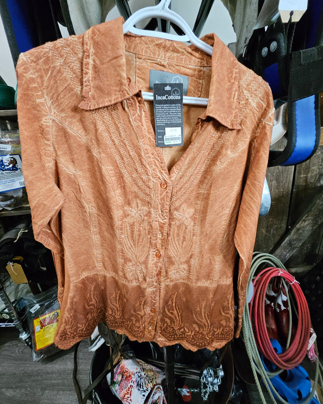 Shirt Inca Cotton brown