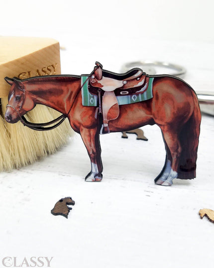 Ornament Chestnut Western Quarter Horse