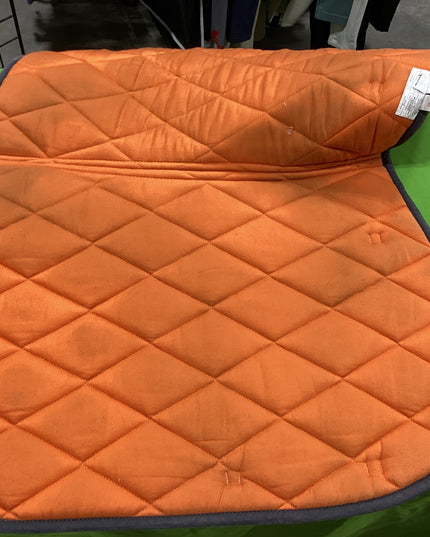 English Saddle Pad Shedrow Orange