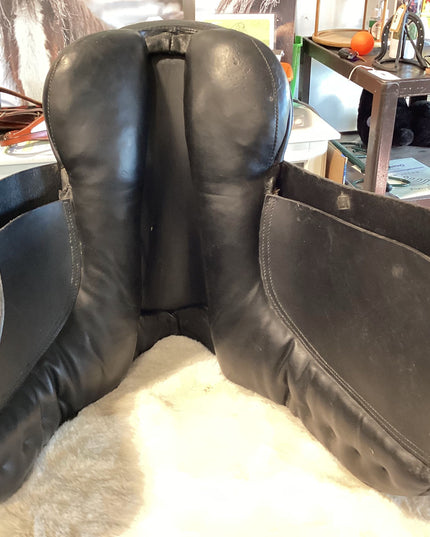 English Saddle All Purpose Black 16"