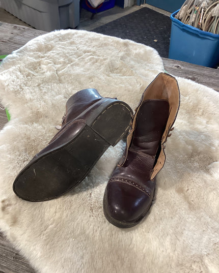 Paddock Boots Brown 7.5 NO LACES