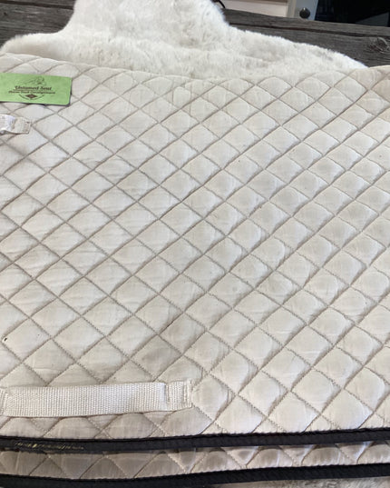English Saddle Pad White Full