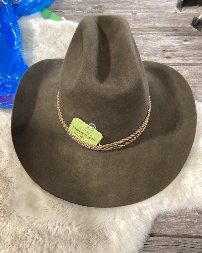 Western Cowboy Hat Brown 6 3/4"