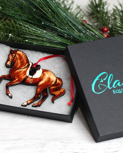 Ornament Pirouette Dressage Chestnut