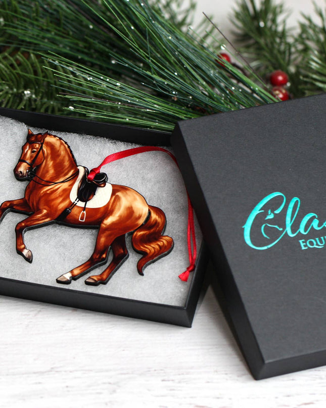 Ornament Pirouette Dressage Chestnut