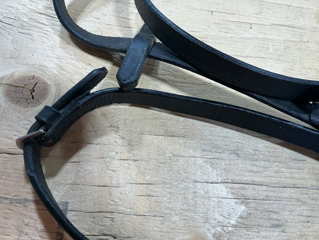 English Reins h Black Leather