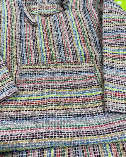 Poncho Size XL Multi Color
