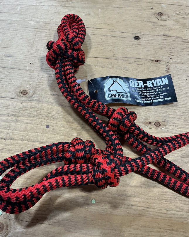 Halter Rope Black/Red