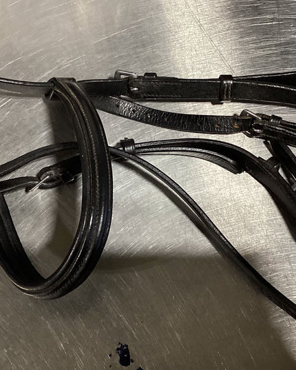 English Headstall- Black