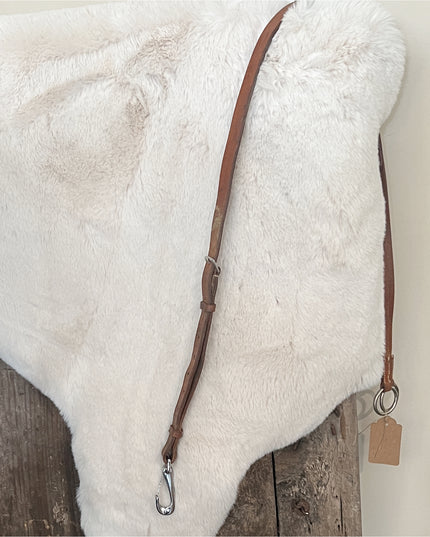 Martingale tie down leather