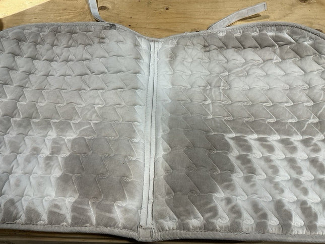English Saddle Pad White Full