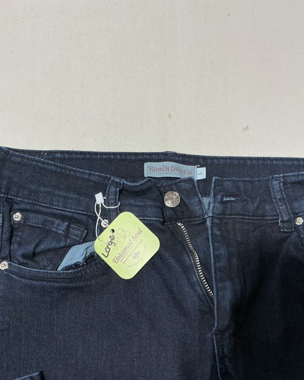 Jeans Ranch Dressn Dark Large Wide Leg