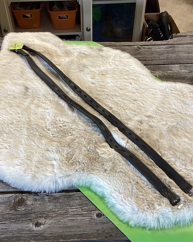 English Stirrup Leathers Black