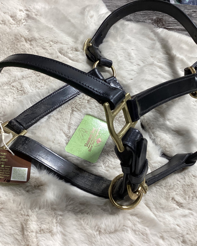 Halter Leather  Black