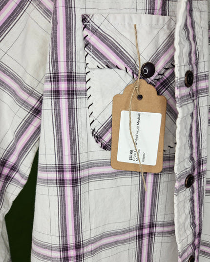 Western Shirts Cruel Girl White/Purple Medium