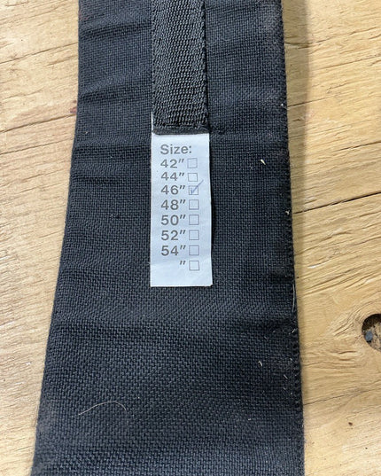 English Girth Black Fabric 46"