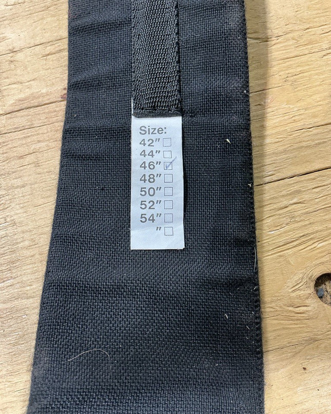 English Girth Black Fabric 46"