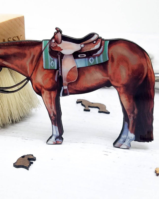 Ornament Chestnut Western Quarter Horse
