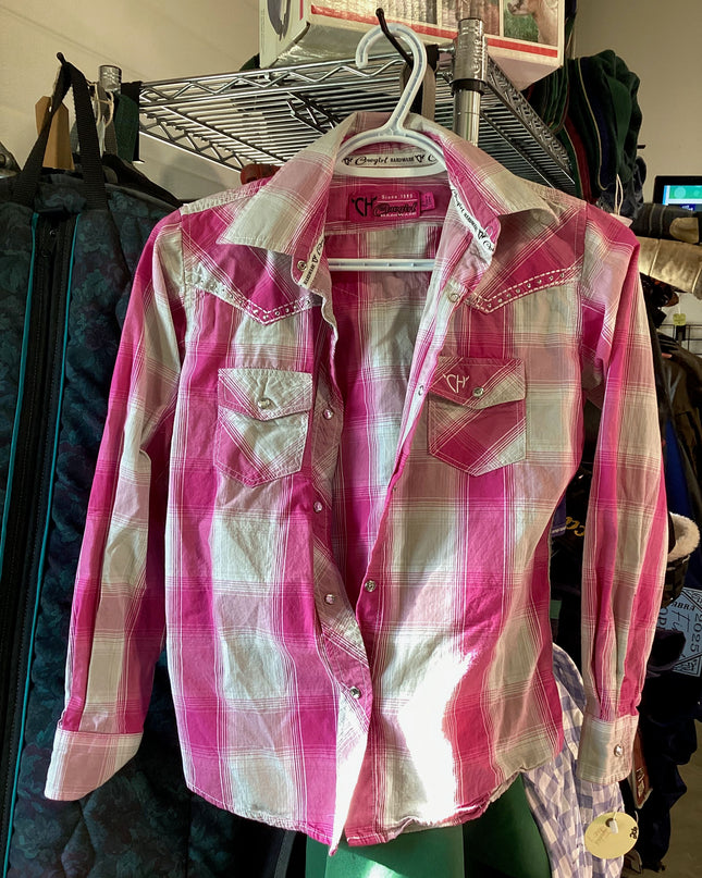 Western Shirt Cowgirl Hardware Kids L 10/12