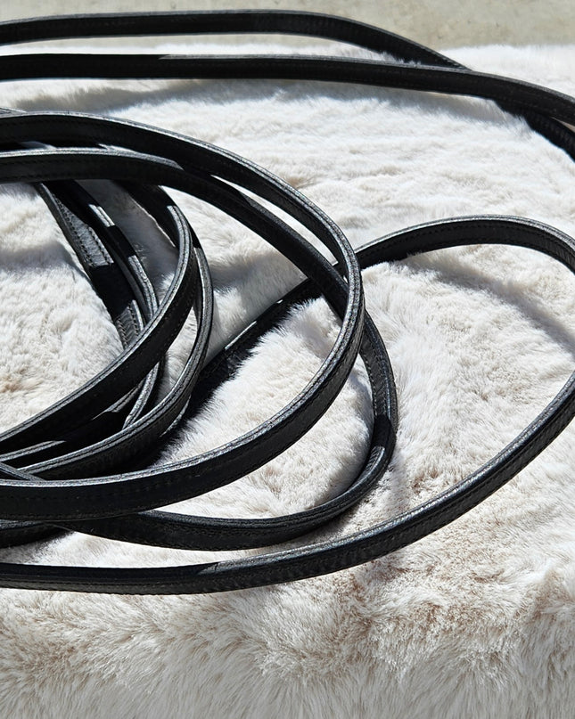 Lunge Line Leather Show Black