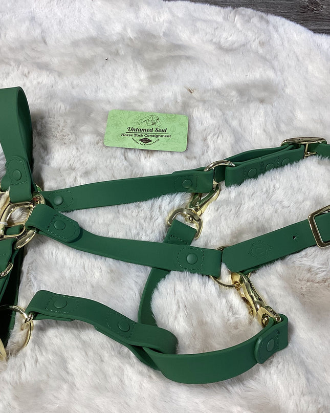 Halter Large Pony Green-  iCavalos Collection