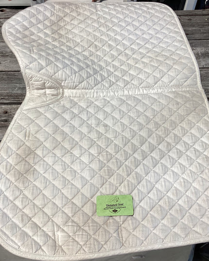 English Saddle Pad White