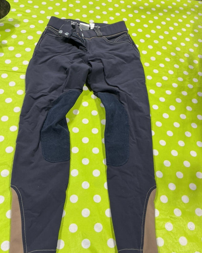 Breeches Elation Platinum Size 26R Navy blue Like New