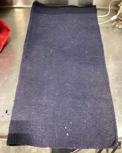 Western Saddle Blanket DRK Blue
