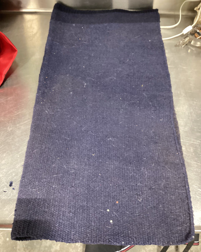 Western Saddle Blanket DRK Blue