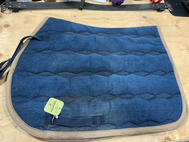 English Saddle Pad Blue Century