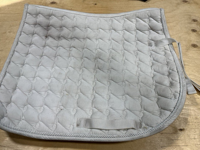 English Saddle Pad White Full