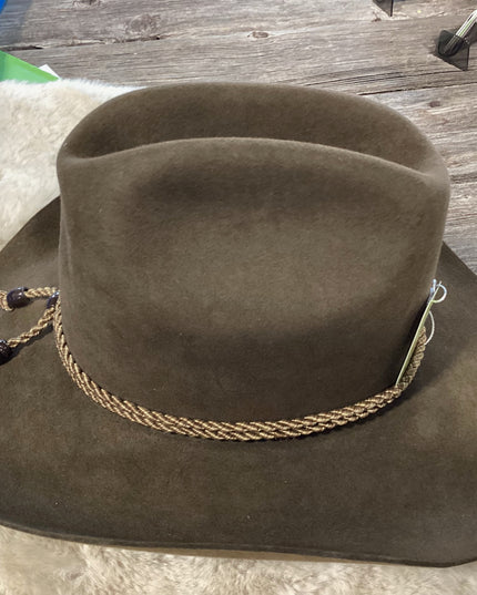 Western Cowboy Hat Brown 6 3/4"