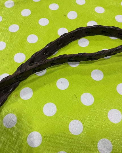 English Reins Braided leather brown