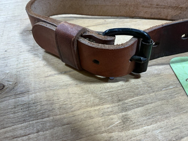 Dog Collar Brown Leather