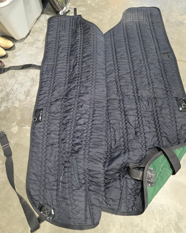 Winter Liner Green Glover Equine   68"