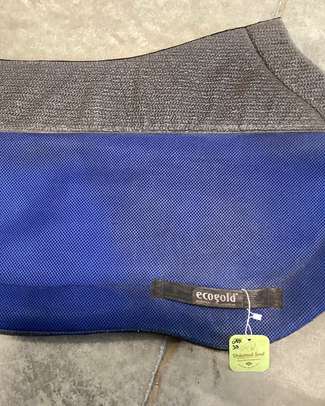 English Jump Saddle Pad EcoGOld Blue