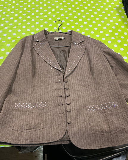 English Jacket Show Rickis Brown Size 18