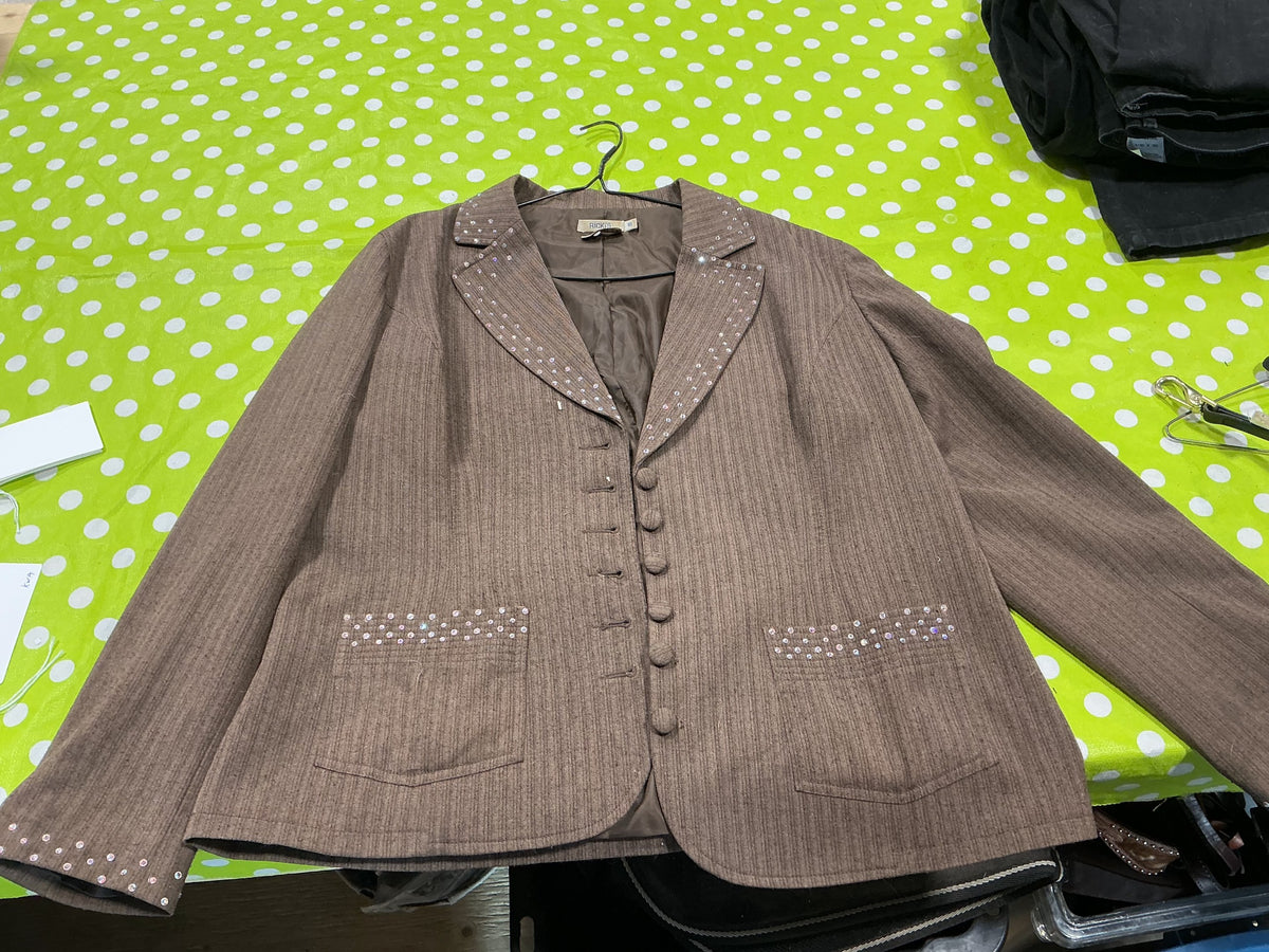 English Show Jacket – Rickis, Brown, Size 18 | Used