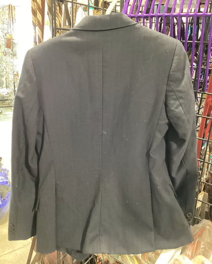 English Show Jacket Hunt Navy Pinstripe 14
