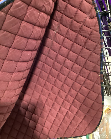 English Show Pad Maroon