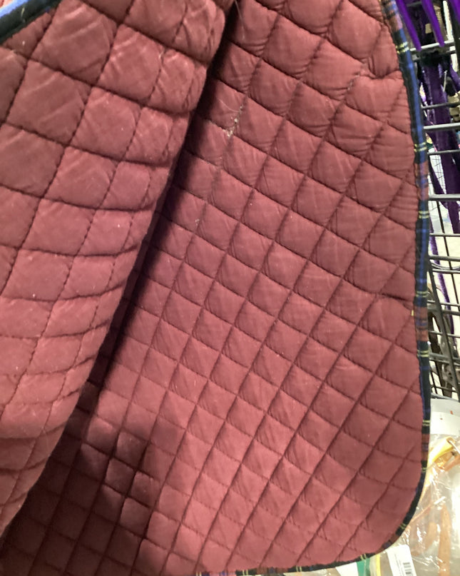 English Show Pad Maroon