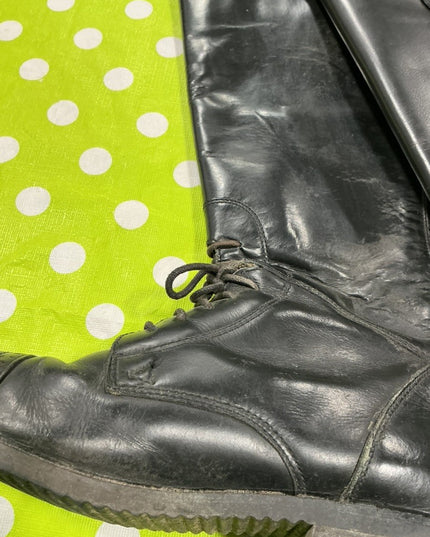 Boots English Tall Black Size 5M