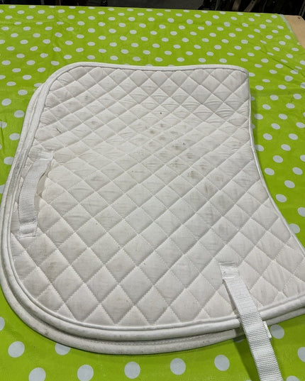 Saddle Pad English Shedrow Full White