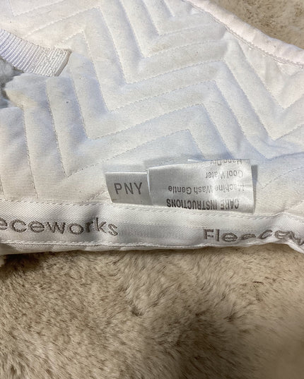 English 1/2 Pad Pad Pony White